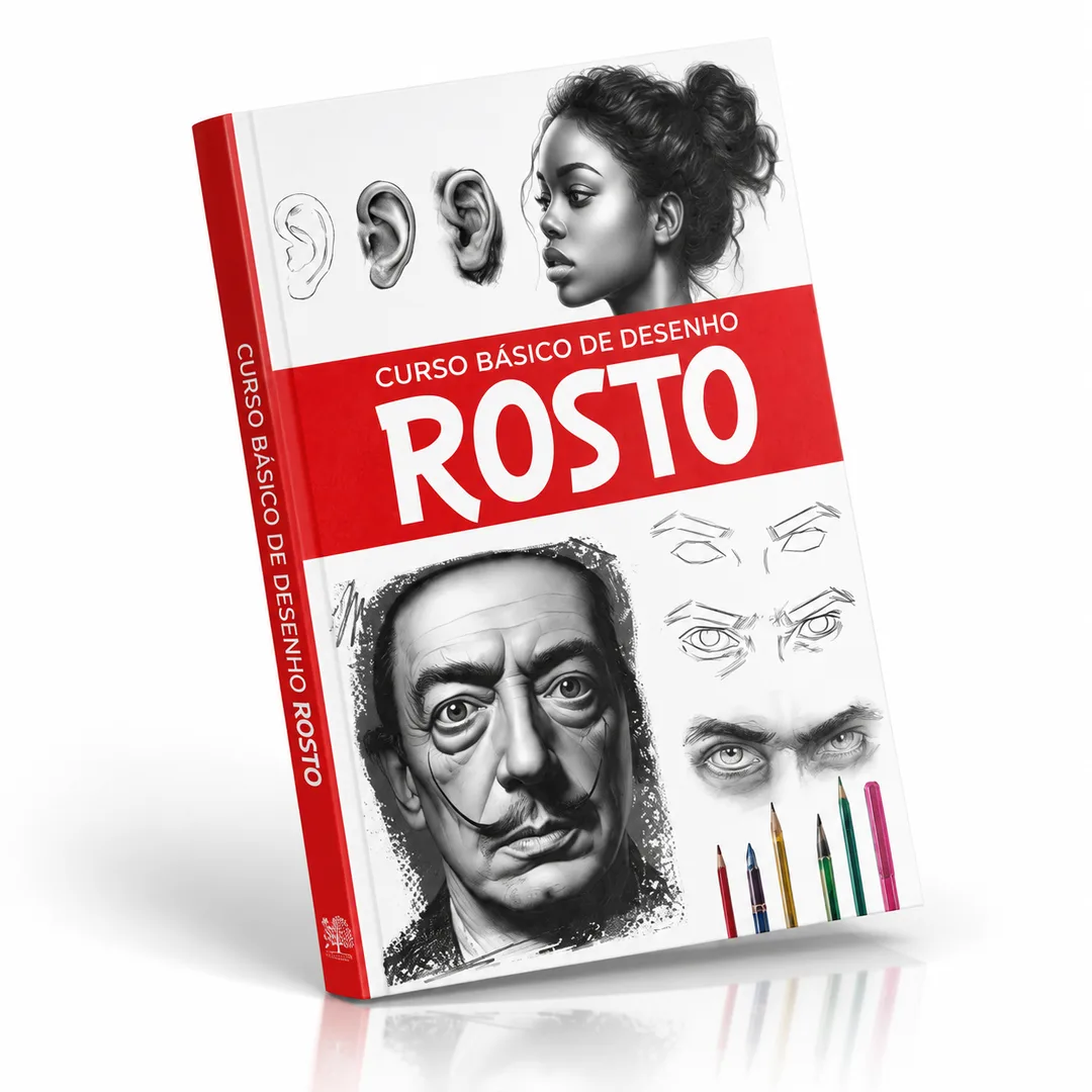 Livro Curso Básico de Desenho Rosto